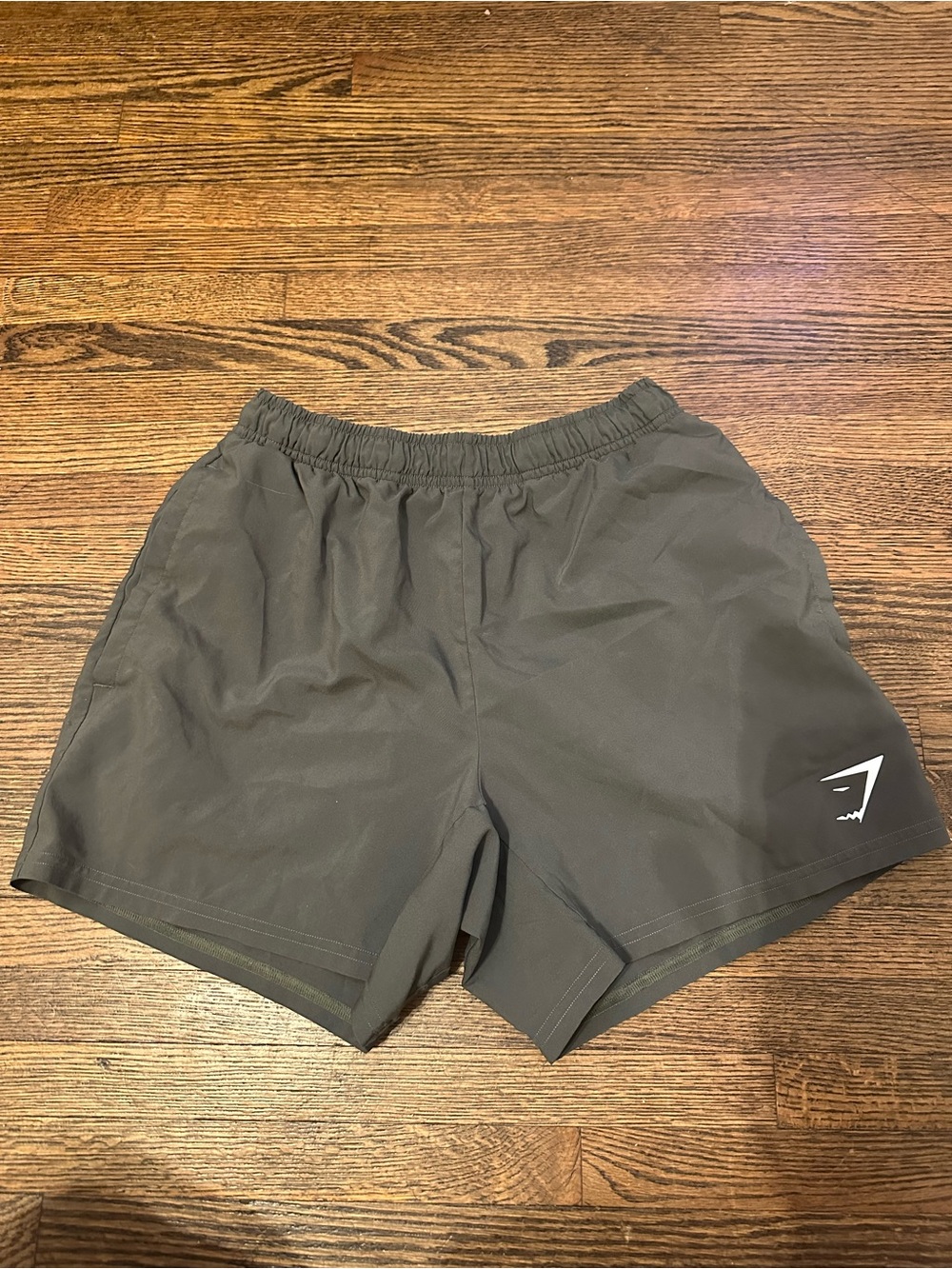 Green Gymshark Athletic Activewear Shorts